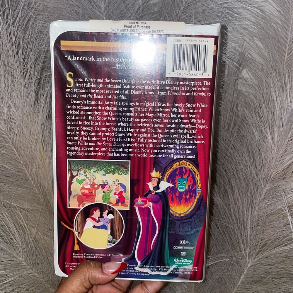 Snow White VHS - Picture 2 of 3